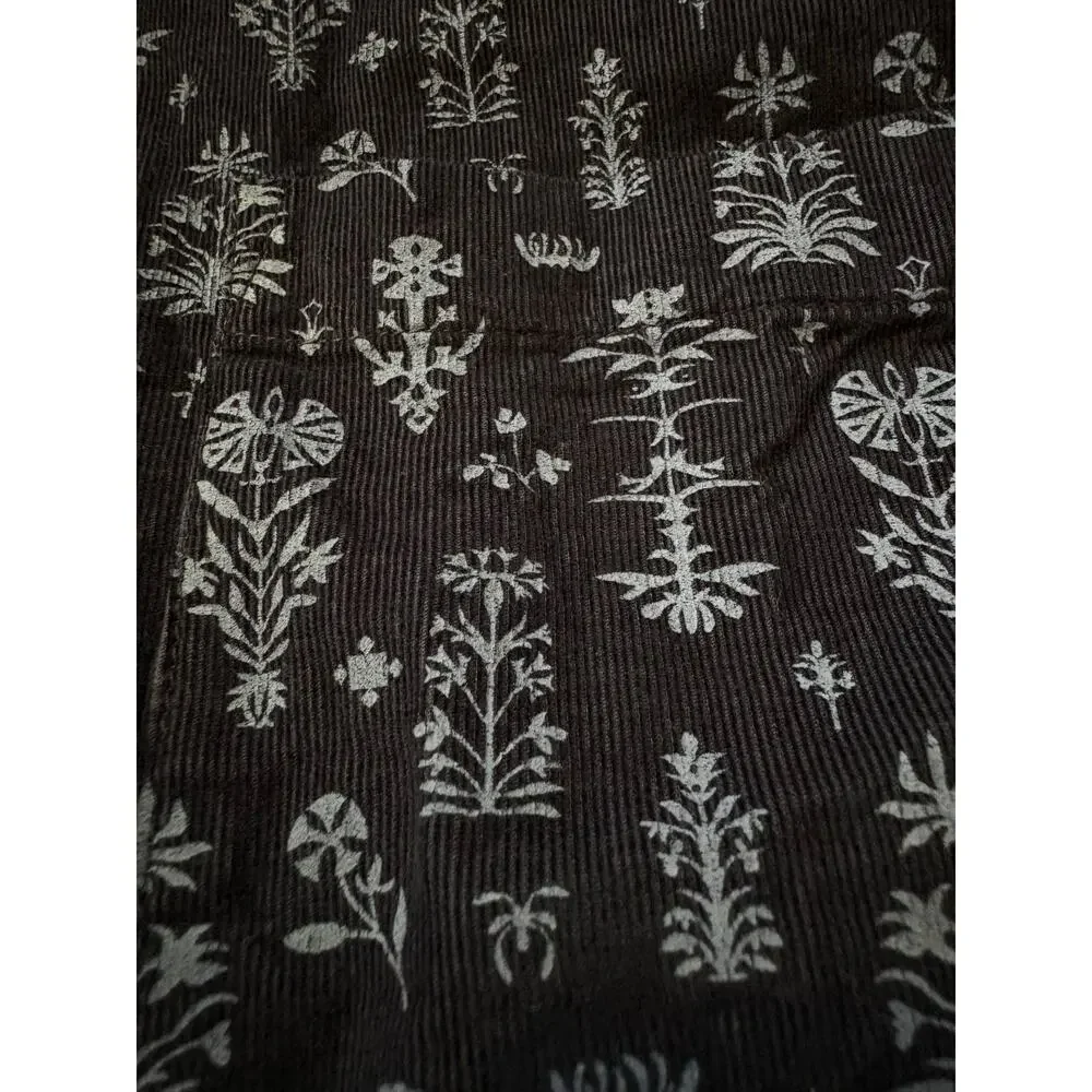 Johnnie-O Hangin Out Floral Print Corduroy Button Down Long Sleeve Size Medium